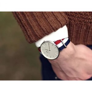 Daniel Wellington Classic Cambridge Silver 0203DW 40mm